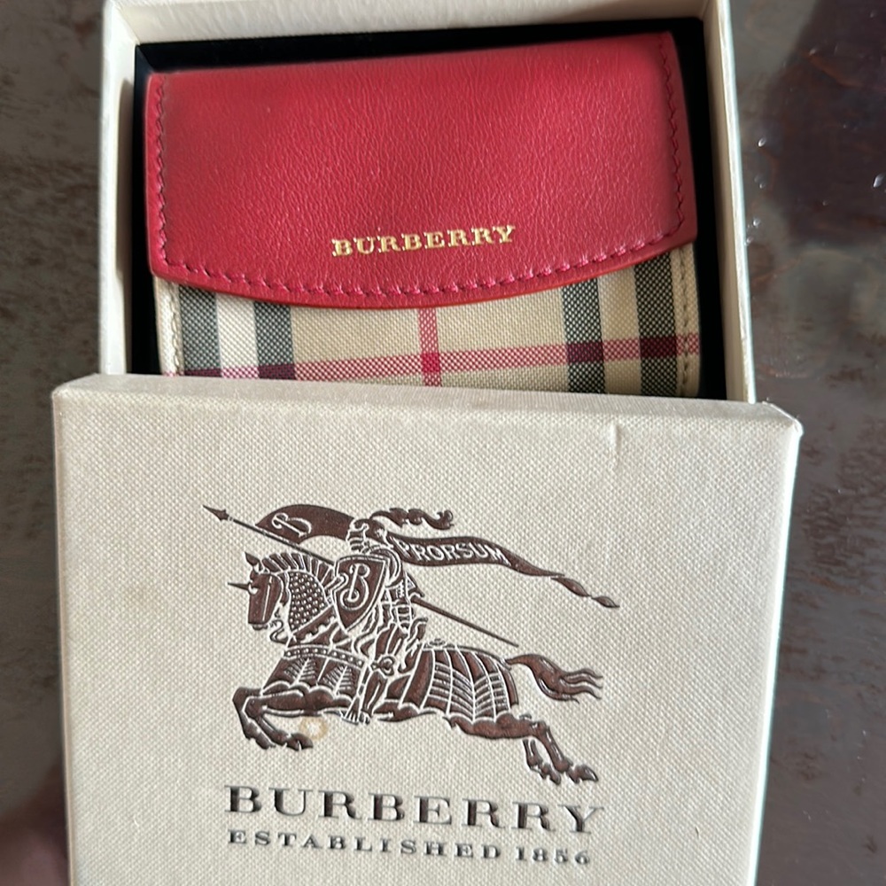 Horseferry Check Chesham Card Case Burberry Wallet